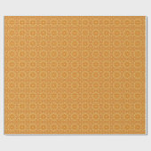 goldenes geometrisches Musterpapier Geschenkpapier (Flach)