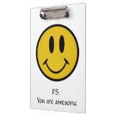 Goldenes Gesicht Klemmbrett (Links)