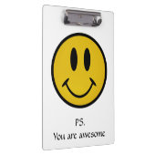 Goldenes Gesicht Klemmbrett (Rechts)