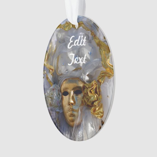 Goldenes Gesicht Ornament (Vorderseite)