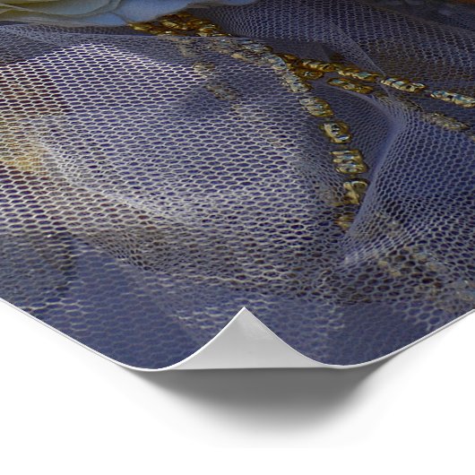 Goldenes Gesicht Poster (Ecke)