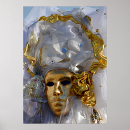 Goldenes Gesicht Poster