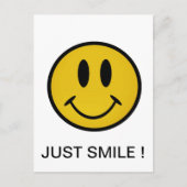 Goldenes Gesicht Postkarte (Vorderseite)