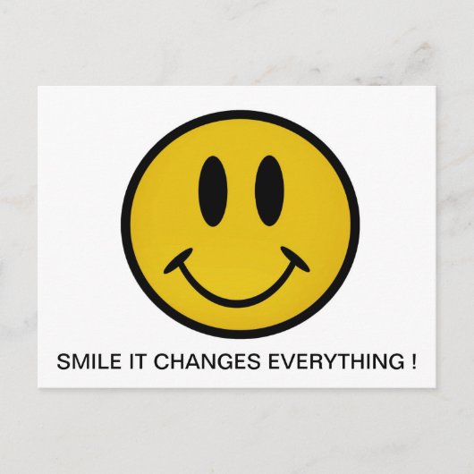 Goldenes Gesicht Postkarte (Vorderseite)