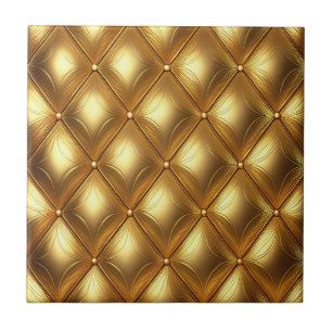 Goldenes getuftetes Design Fliese