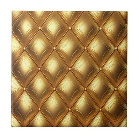 Goldenes getuftetes Design Fliese (Vorderseite)