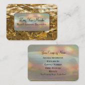 Goldenes Gildmore beruflich Visitenkarte (Vorne/Hinten)