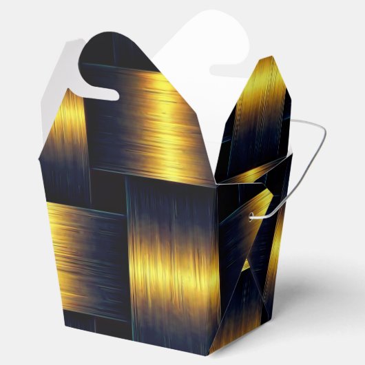 Goldenes Gitter 2 Geschenkschachtel (Geöffnet)