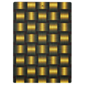 Goldenes Gitter - Gold Klemmbrett (Rückseite)