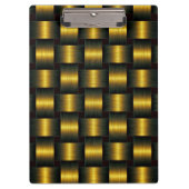 Goldenes Gitter - Gold Klemmbrett (Vorderseite)