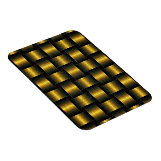 Goldenes Gitter Magnet (Rechte Seite)