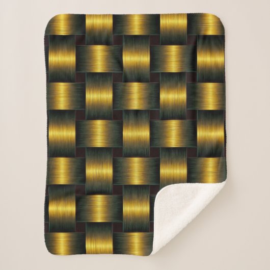 Goldenes Gitter Sherpadecke (Vorderseite)