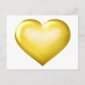 Goldenes Glas Postkarte (Vorderseite)