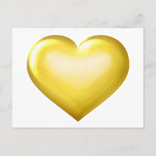 Goldenes Glas Postkarte (Vorderseite)