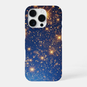 Goldenes Glitter und Funkeln iPhone 16 Pro Hülle