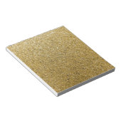 Goldenes Glitterpapier Notizblock (angewinkelt)