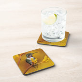 Goldenes Glühen Getränkeuntersetzer (Rechte Seite)