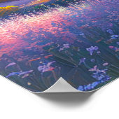 Goldenes Glühen im Tal Poster (Ecke)