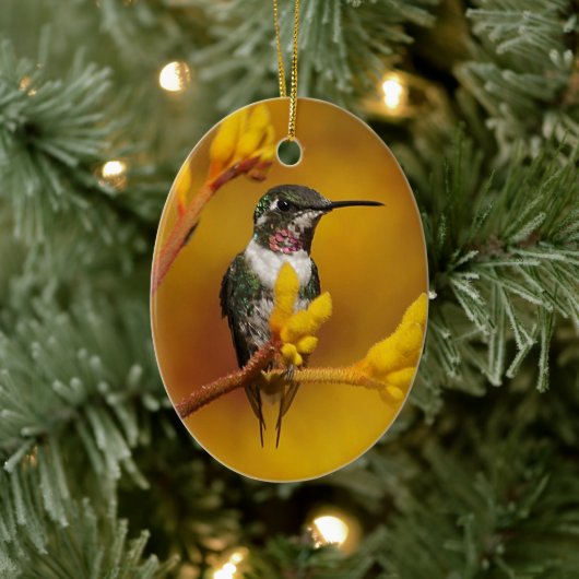 Goldenes Glühen Keramik Ornament (Baum)