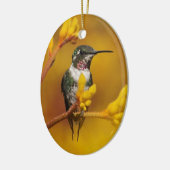 Goldenes Glühen Keramik Ornament (Links)