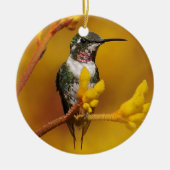 Goldenes Glühen Keramik Ornament (Vorne)