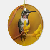 Goldenes Glühen Keramik Ornament (Links)