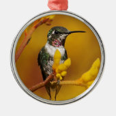 Goldenes Glühen Ornament Aus Metall (Vorne)