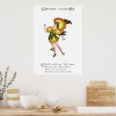 Goldenes Glühen Poster (Küche)