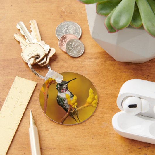 Goldenes Glühen Schlüsselanhänger (Schreibtisch)