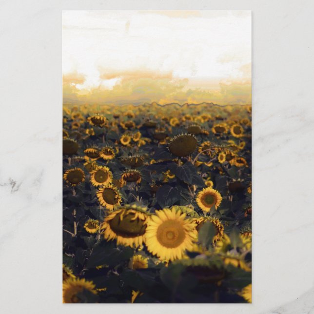 Goldenes Glühen Sonnenblume Umhang (Vorderseite)
