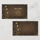 Goldenes Glühen-Visitenkarte Visitenkarte (Vorne/Hinten)