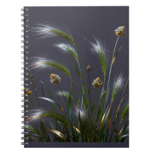 Goldenes Gras Notizbuch Notizblock