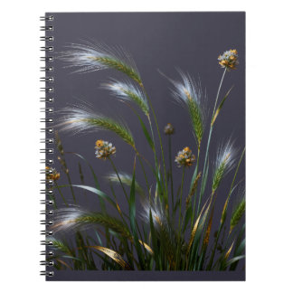 Goldenes Gras Notizbuch Notizblock