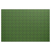 Goldenes grünes Klee-Muster Stoff (Yard (91,4 cm))