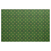 Goldenes grünes Klee-Muster Stoff (Fat Quarter (45,7 x 55,9 cm))