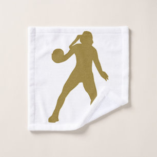 Goldenes Handball-Waschlappen Waschlappen