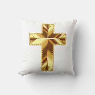GOLDENES HEILIGES KREUZ KISSEN