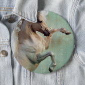 Goldenes Hengstpferd - Schaltfläche Button (Beispiel)