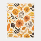 Goldenes Herbstblühen Fleecedecke (Vorderseite)