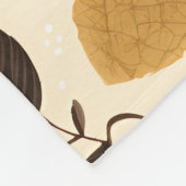 Goldenes Herbstblühen Fleecedecke (Ecke)