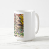 Goldenes Herbstfarnblatt-Exemplar Kaffeetasse (VorderseiteRechts)