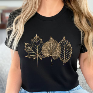 Goldenes Herbstlaub   Herbstblatt Tri-Blend Shirt