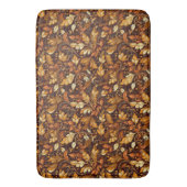 Goldenes Herbstmuster Badematte (Vorderseite Vertikal)