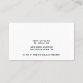 Goldenes Herz 10. Ernennung Personalisiert Treuekarte (Rückseite)