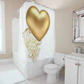 Goldenes Herz - Bäder Vorhang (Beispiel)