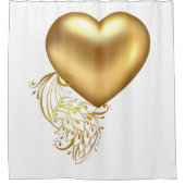 Goldenes Herz - Bäder Vorhang (Vorderseite)