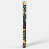 Goldenes Herz der Unendlichkeit Samsung Galaxy Hülle (Rechte Seite)