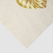 Goldenes Herz (Goldene Form der Liebe) Seidenpapier (Ausschnitt)