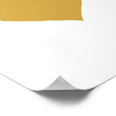 Goldenes Herz - Kunstdrucken - Dekoration (Ecke)