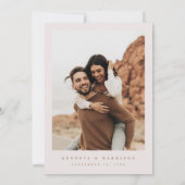 Goldenes Herz Save the Date Kalender Fotokarte (Rückseite)